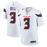 Tank Dell Houston Texans Game Jersey - White Jerseys