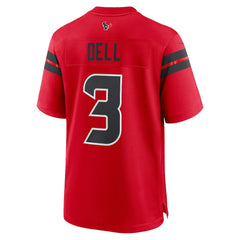 Tank Dell Houston Texans Alternate Game Jersey - Red Jerseys