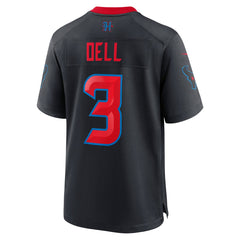 Tank Dell Houston Texans 2nd Alternate Game Jersey - Navy Jerseys