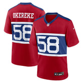 Bobby Okereke New York Giants Alternate Player Game Jersey - Century Red Jerseys