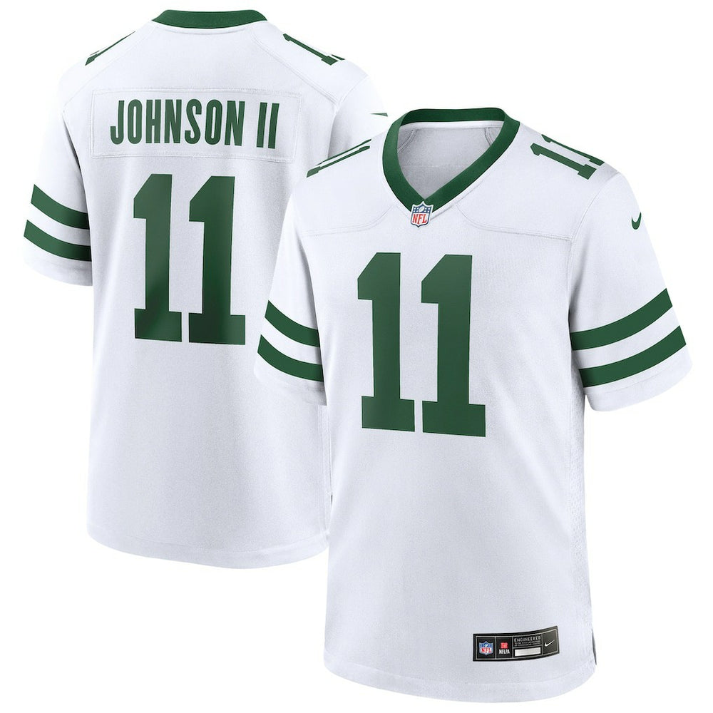 Jermaine Johnson II New York Jets Game Jersey - Legacy White Jerseys