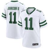 Jermaine Johnson II New York Jets Game Jersey - Legacy White Jerseys