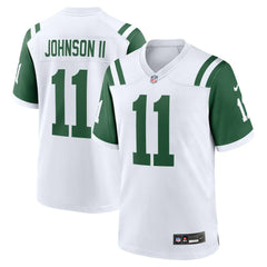 Jermaine Johnson II New York Jets Classic Alternate Game Jersey - White Jerseys