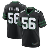 Quincy Williams New York Jets Alternate Game Jersey - Legacy Black Jerseys