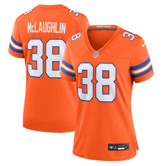 Jaleel McLaughlin Denver Broncos Women's Mile High Collection 1977 Throwback Player Game Jersey - Orange Jerseys