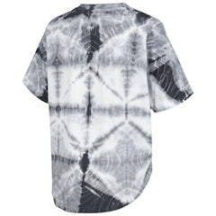 Los Angeles Lakers G-III 4Her by Carl Banks Women's Tournament Raglan Oversized Tie-Dye V-Neck T-Shirt Black outlet