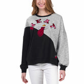 Miami Heat G-III 4Her by Carl Banks Women's Benches Split Pullover Sweatshirt Black outlet