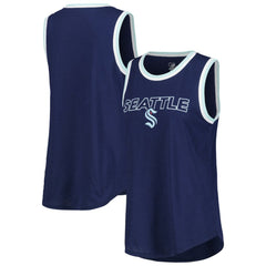 Seattle Kraken G-III 4Her by Carl Banks Women's Strategy Tank Top - Deep Sea Blue | US 201038259