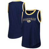 Nashville Predators G-III 4Her by Carl Banks Women's Strategy Tank Top - Navy | US 201038271