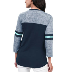 Seattle Kraken G-III 4Her by Carl Banks Women's Play The Game 3/4-Sleeve T-Shirt - Deep Sea Blue | US 201038278