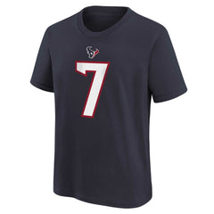 C.J. Stroud Houston Texans Preschool Player Name & Number T-Shirt - Navy T-shirts