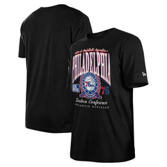 Philadelphia 76ers Unisex Oversized Essentials Boxy T-Shirt Black - New Era