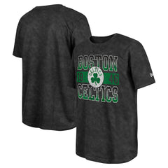 Boston Celtics Enzyme Washed Oversized T-Shirt Black - New Era