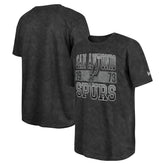 San Antonio Spurs Enzyme Washed Oversized T-Shirt Black - New Era