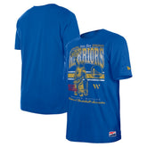 Golden State Warriors Enzyme Wash Oversized T-Shirt Royal - New Era