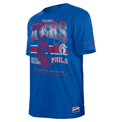 Philadelphia 76ers Enzyme Wash Oversized T-Shirt Royal - New Era