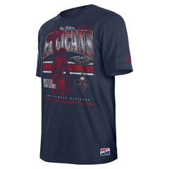 New Orleans Pelicans Enzyme Wash Oversized T-Shirt Navy - New Era