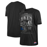 Brooklyn Nets Enzyme Wash Oversized T-Shirt Black - New Era
