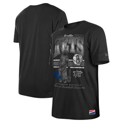 Brooklyn Nets Enzyme Wash Oversized T-Shirt Black - New Era