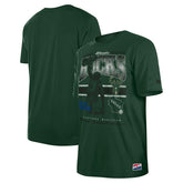 Milwaukee Bucks Enzyme Wash Oversized T-Shirt Hunter Green - New Era