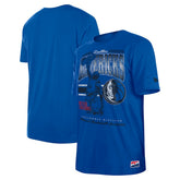 Dallas Mavericks Enzyme Wash Oversized T-Shirt Blue - New Era