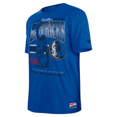 Dallas Mavericks Enzyme Wash Oversized T-Shirt Blue - New Era