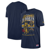 Denver Nuggets Enzyme Wash Oversized T-Shirt Navy - New Era