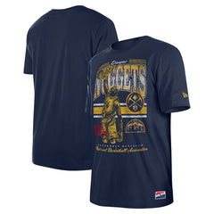 Denver Nuggets Enzyme Wash Oversized T-Shirt Navy - New Era