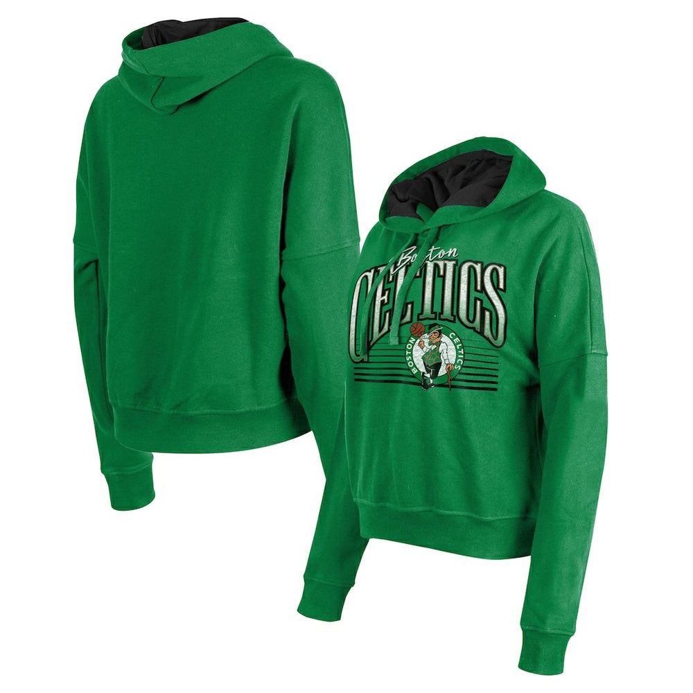 Boston Celtics Women's Boxy Pullover Hoodie Kelly Green - New Era outlet