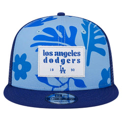 Los Angeles Dodgers New Era Bikini Bottom Trucker 9FIFTY Snapback Hat - Royal Hats
