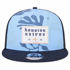 Houston Astros New Era Bikini Bottom Trucker 9FIFTY Snapback Hat - Navy Hats