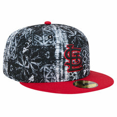 St. Louis Cardinals New Era Sands 59FIFTY Fitted Hat - Black Hats