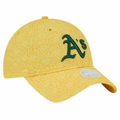 Athletics New Era Women's Don't Worry 9TWENTY Adjustable Hat - Gold Hats