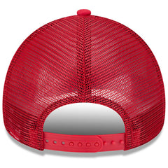 San Francisco 49ers New Era Retro Wordmark A-Frame 9FORTY Adjustable Hat - White/Scarlet Hats