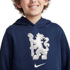 Chelsea Youth Club Pullover Hoodie Navy - Nike for sale