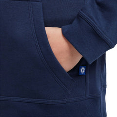 Chelsea Youth Club Pullover Hoodie Navy - Nike for sale