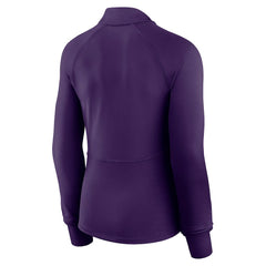 Minnesota Vikings Women's Elements Raglan Quarter-Zip Jacket - Purple Jackets