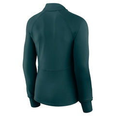Philadelphia Eagles Women's Elements Quarter-Zip Jacket - Midnight Green Jackets