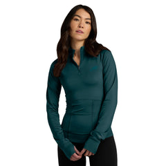 Philadelphia Eagles Women's Elements Quarter-Zip Jacket - Midnight Green Jackets