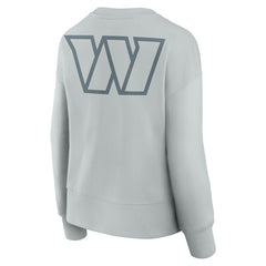 Washington Commanders Women's Elements Pullover Sweatshirt - Gray Pullover