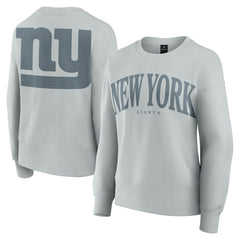 New York Giants Women's Elements Pullover Sweatshirt - Gray Pullover