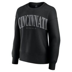 Cincinnati Bengals Women's Elements Pullover Sweatshirt - Black Pullover