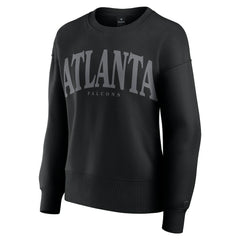 Atlanta Falcons Women's Elements Pullover Sweatshirt - Black Pullover