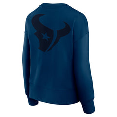 Houston Texans Women's Elements Pullover Sweatshirt - Navy Pullover