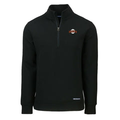 San Francisco Giants Cutter & Buck Cooperstown Collection Roam Eco Recycled Quarter-Zip Pullover - Black Pullover