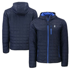 Chicago Cubs Cutter & Buck Cooperstown Collection Rainier Primaloft Eco Full-Zip Hooded Jacket - Navy Jackets