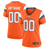 Denver Broncos Women's Mile High Collection Custom Game Jersey - Orange Jerseys