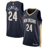 Jordan Hawkins New Orleans Pelicans Unisex Swingman Jersey Icon Edition Navy - Nike