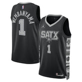 Victor Wembanyama San Antonio Spurs Jordan Brand Unisex Swingman Jersey Statement Edition Black