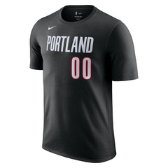 Scoot Henderson Portland Trail Blazers Icon Edition Name & Number T-Shirt Black - Nike